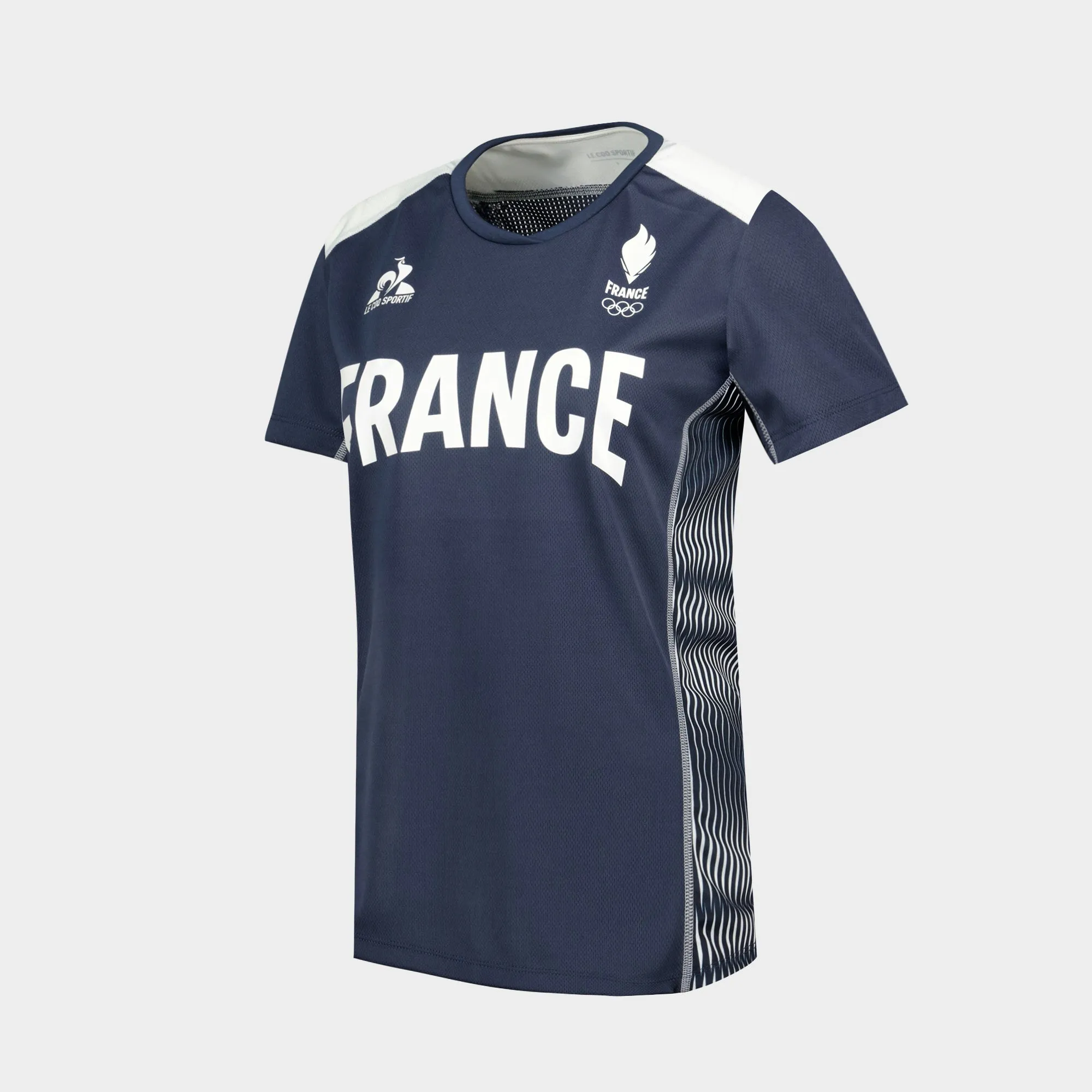 2410098-O TRAINING Tee SS N°2 W insignia blue | T-shirt Équipe de France Femme