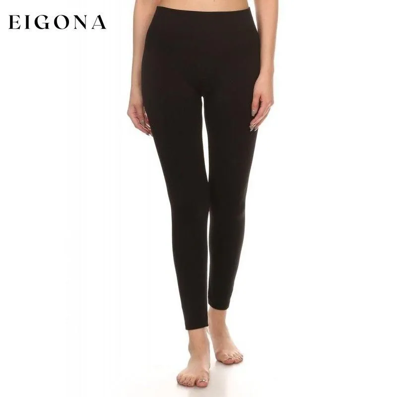 4-Pack: Women's Premium Fleece-Lined Leggings