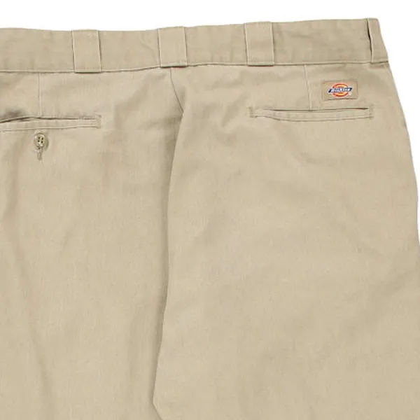 874 Dickies Chinos - 36W 26L Beige Cotton Blend