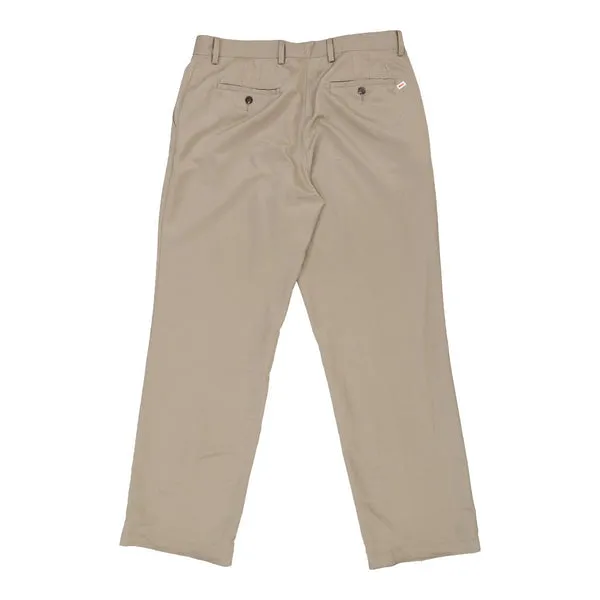 Adidas Chinos - 36W 33L Beige Polyester