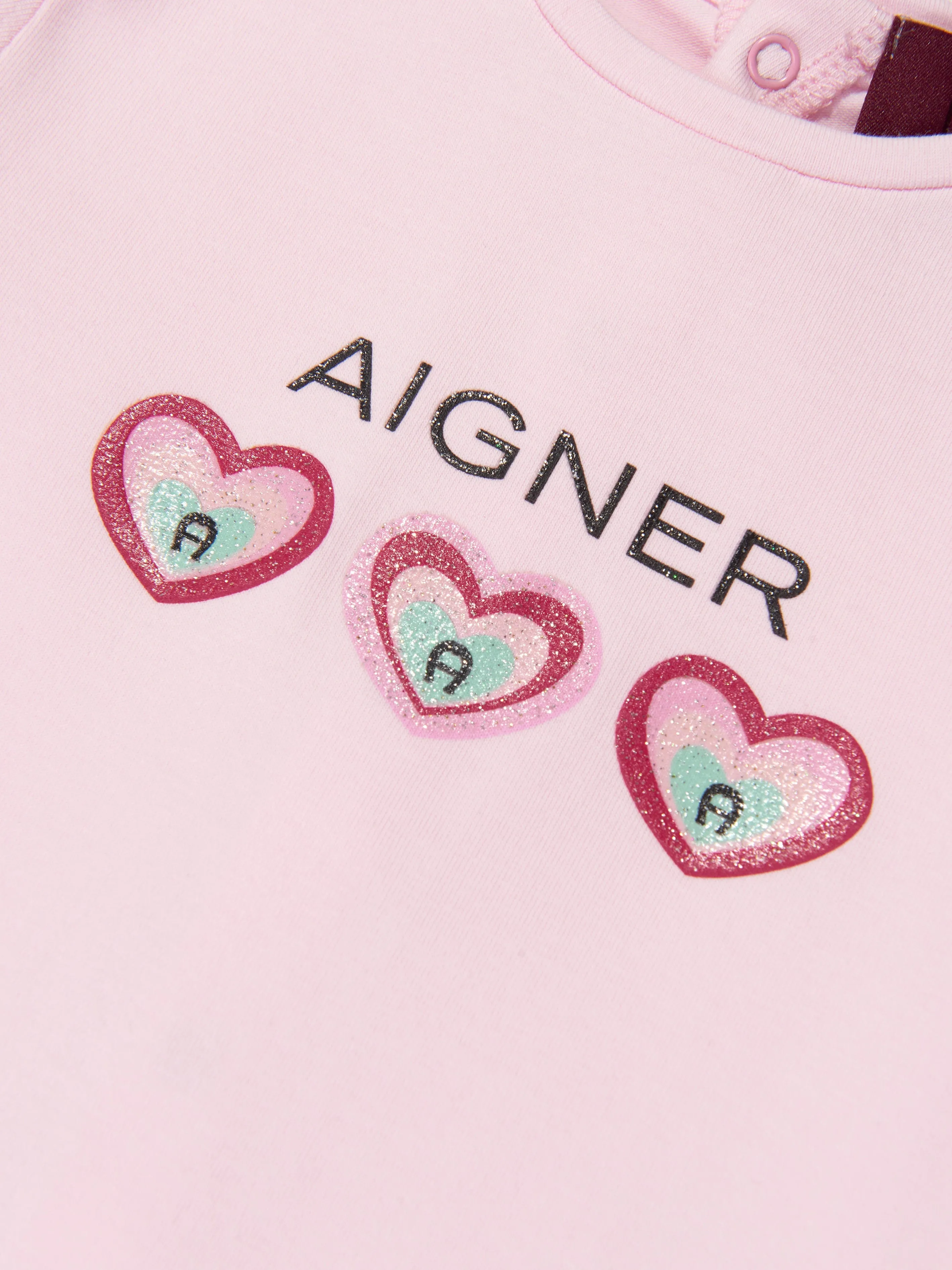 Aigner Baby Girls Logo Dress in Pink