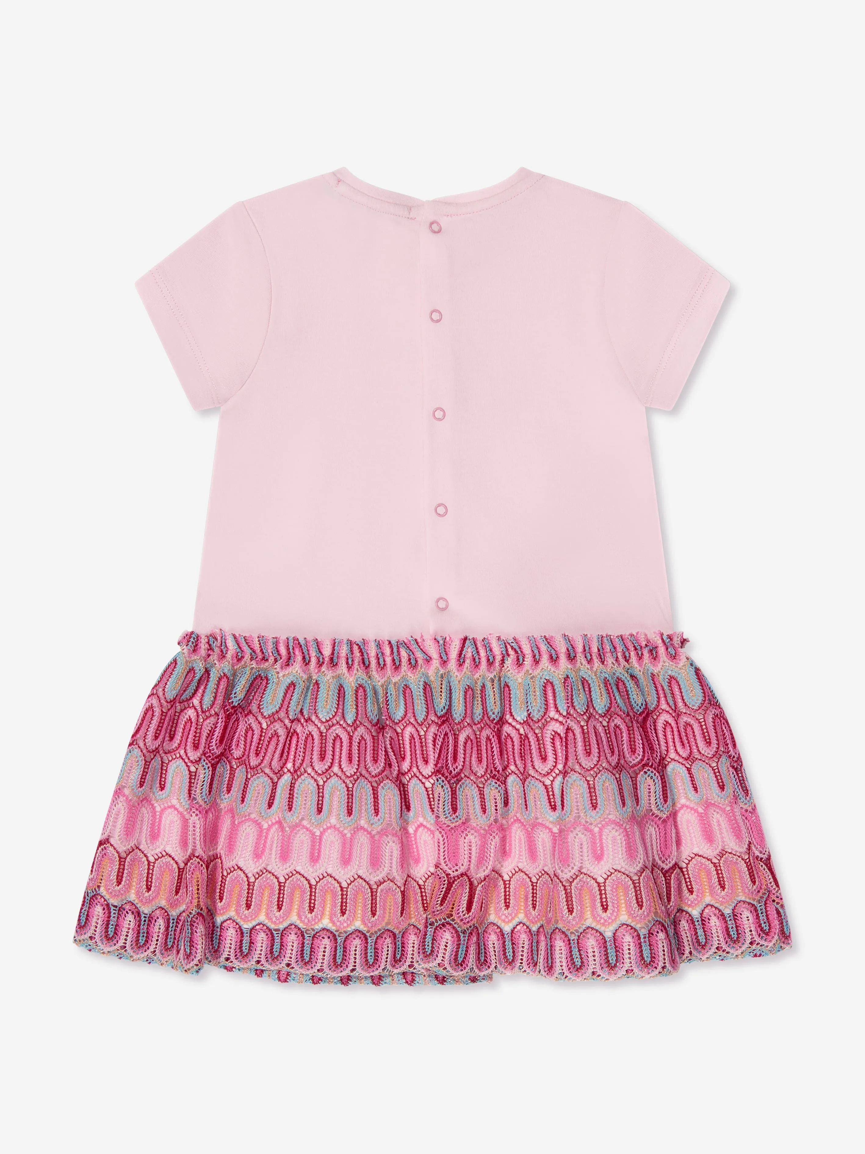 Aigner Baby Girls Logo Dress in Pink