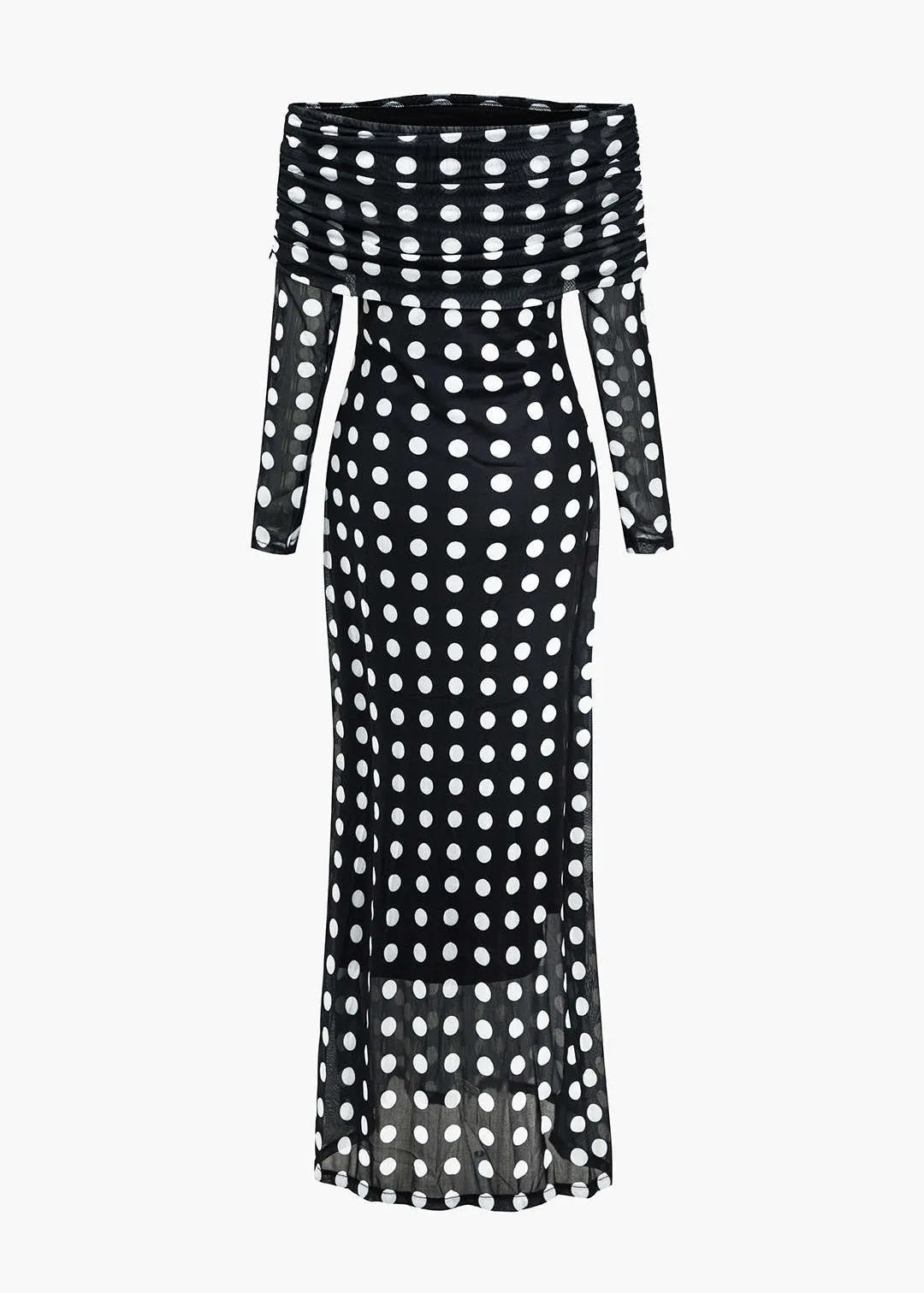 Alevtina Polka Dot Maxi Dress