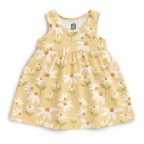 Alna Baby Dress - Daisies Yellow