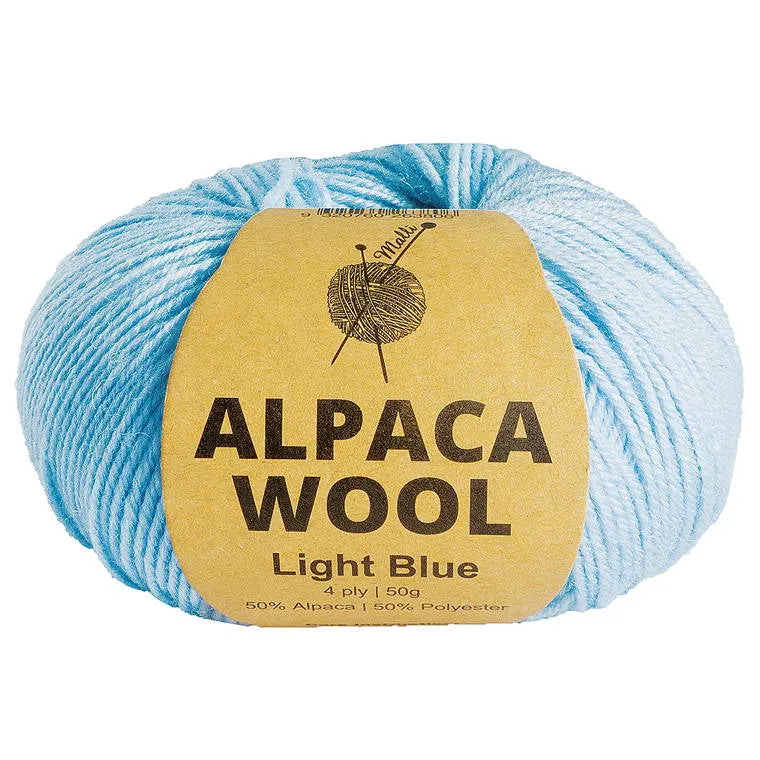 Alpaca Wool, Light Blue