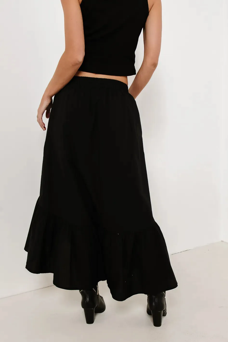 Arabella Maxi Skirt in Black