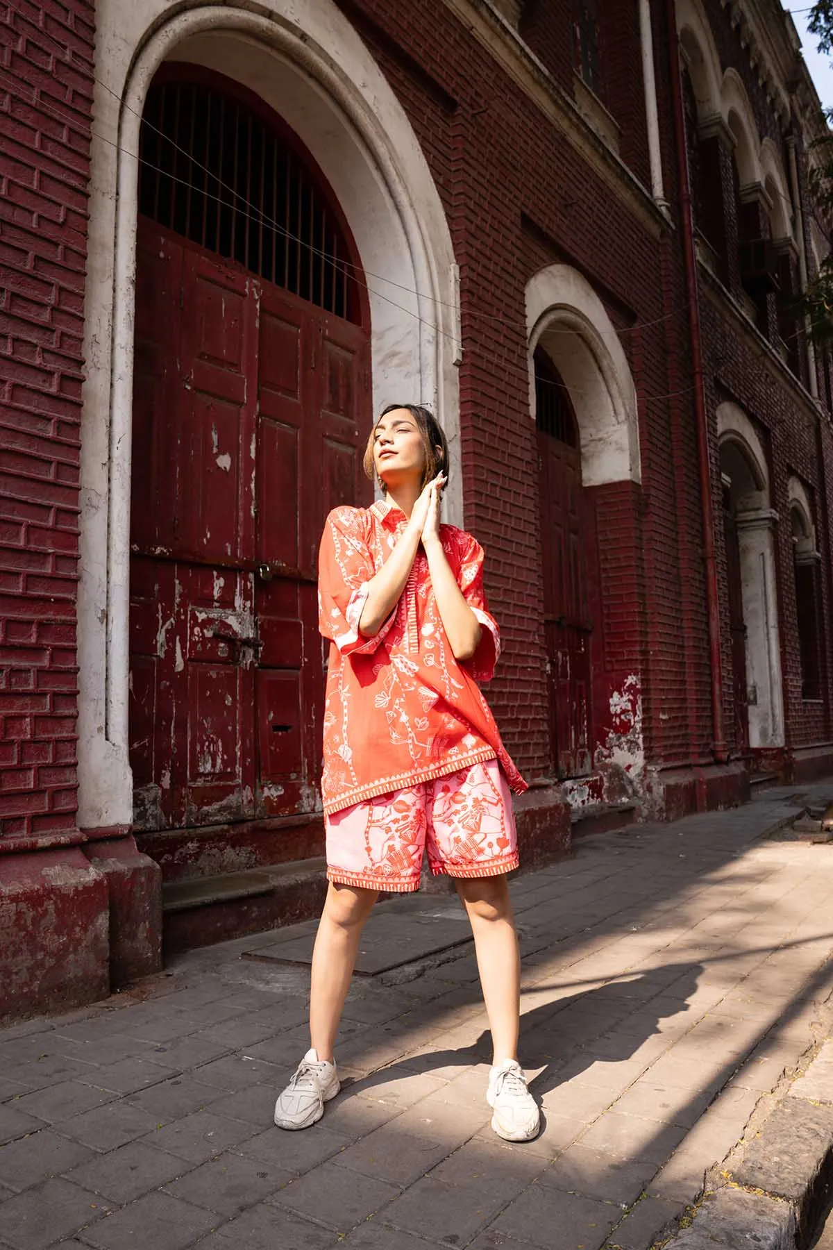 Arakta Tunic Top (Relentless Red)