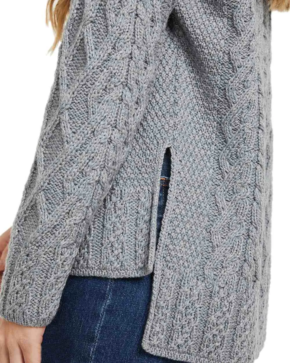 Aran Vented Box Sweater