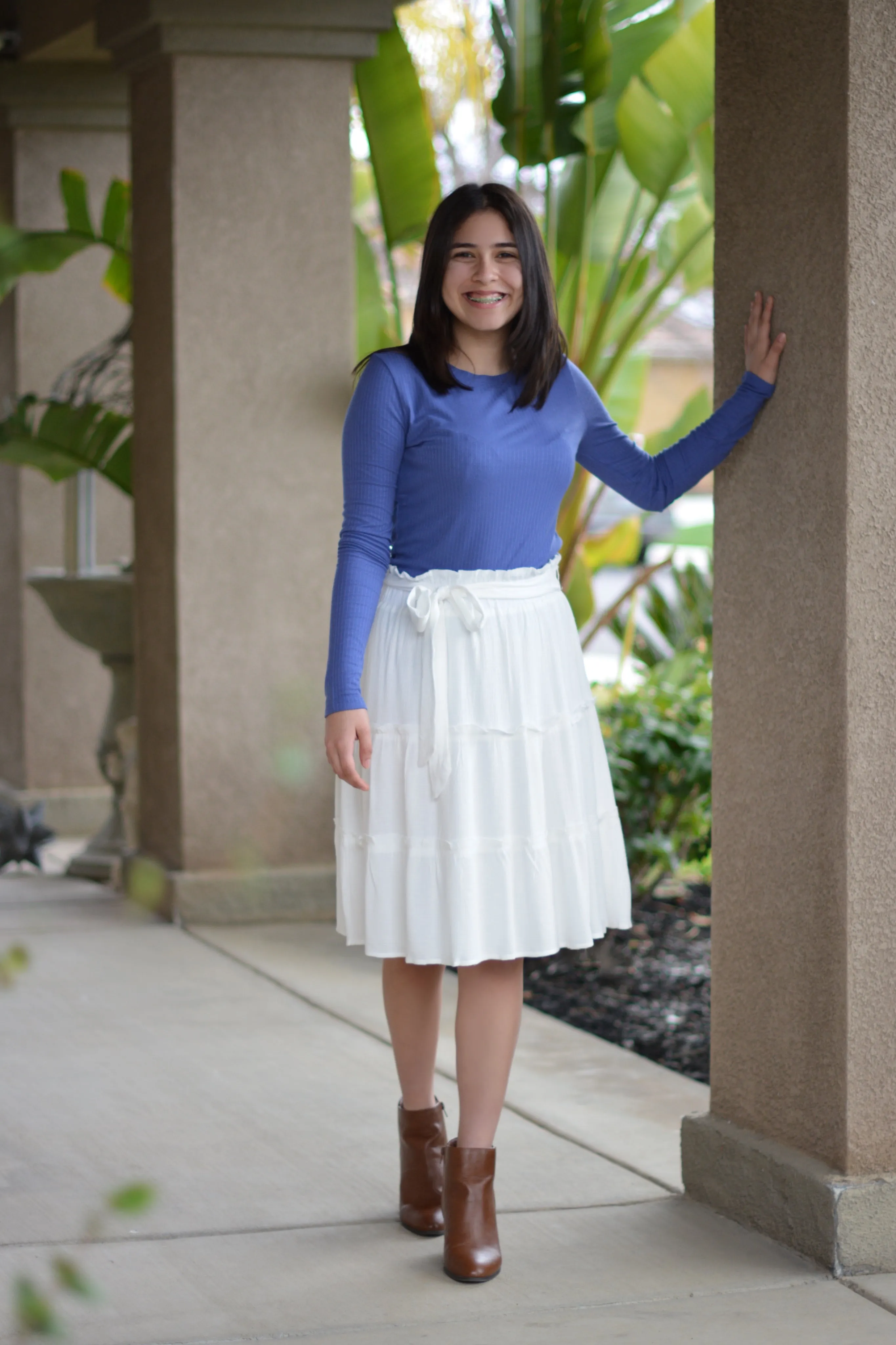 Arlene White Skirt