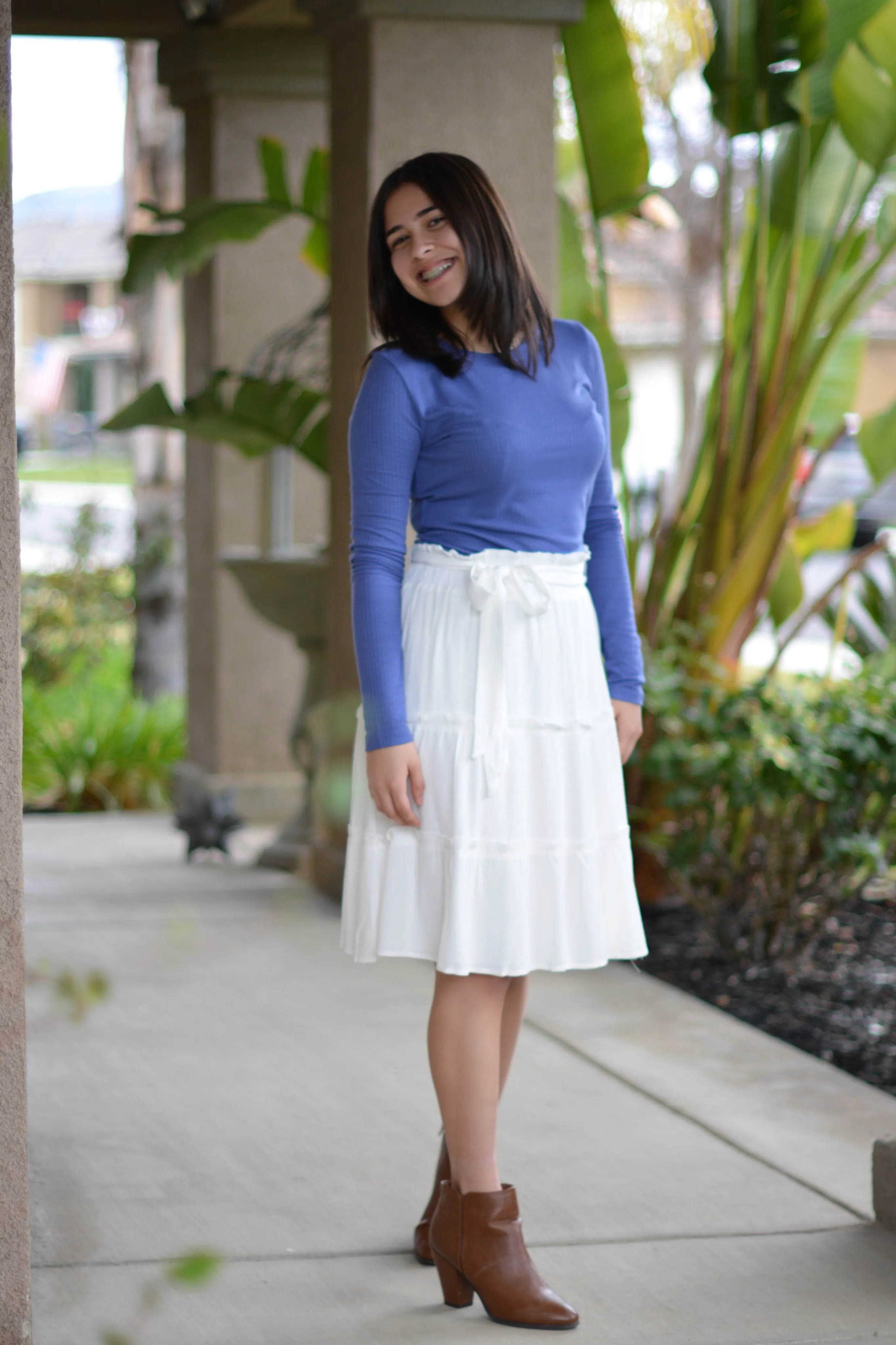 Arlene White Skirt