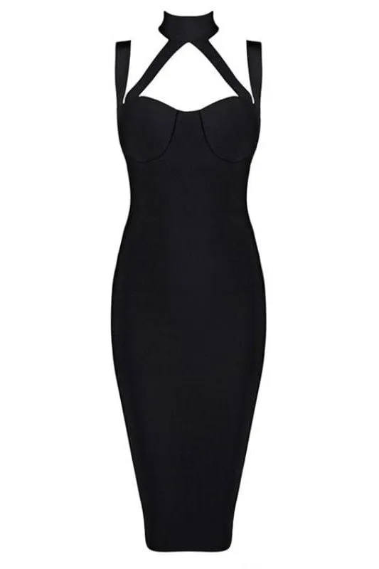 Bianca Bodycon Dress - Classic Black