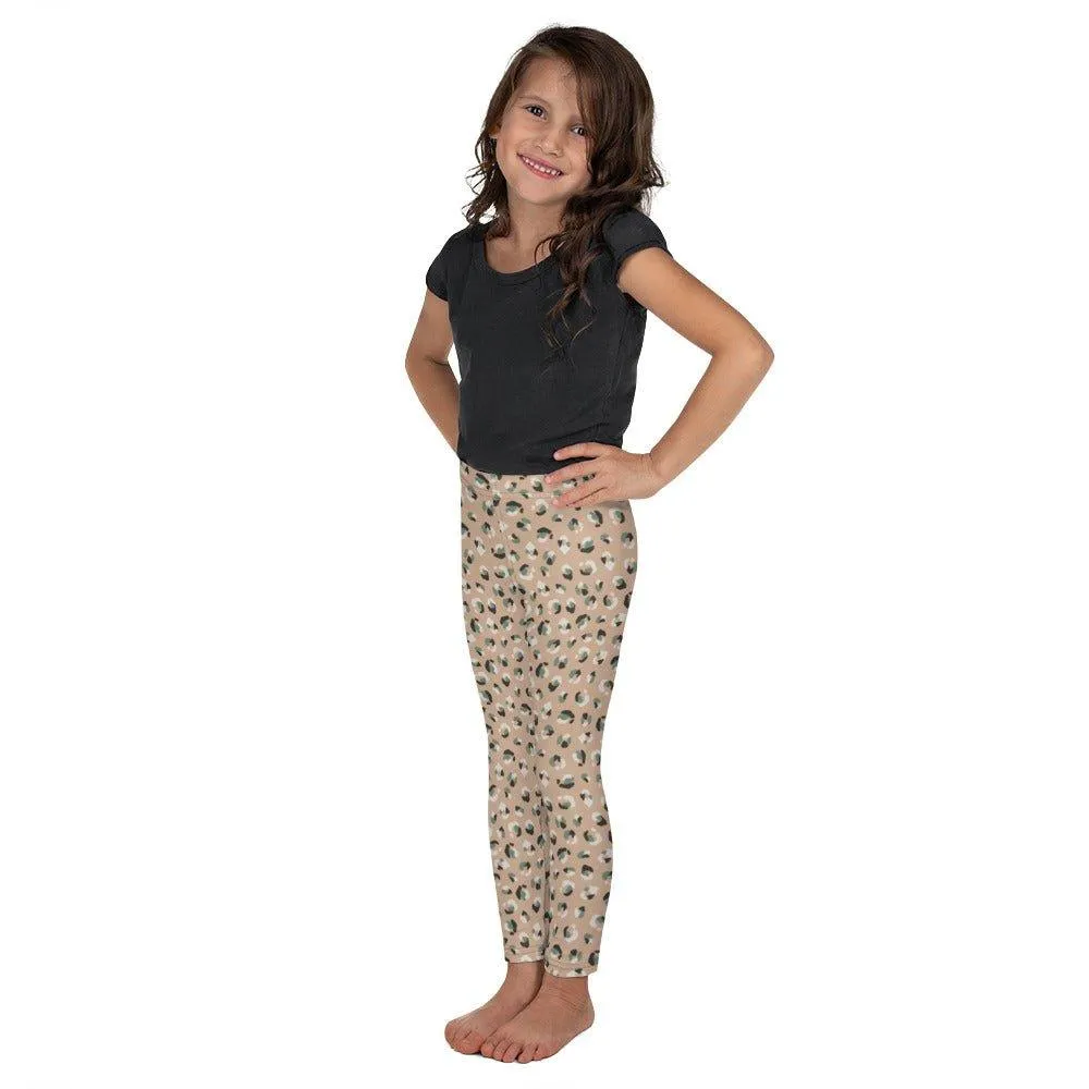 Brown Jungle Adventure Kid's Leggings