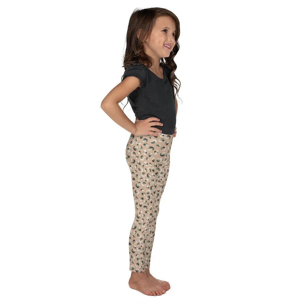 Brown Jungle Adventure Kid's Leggings