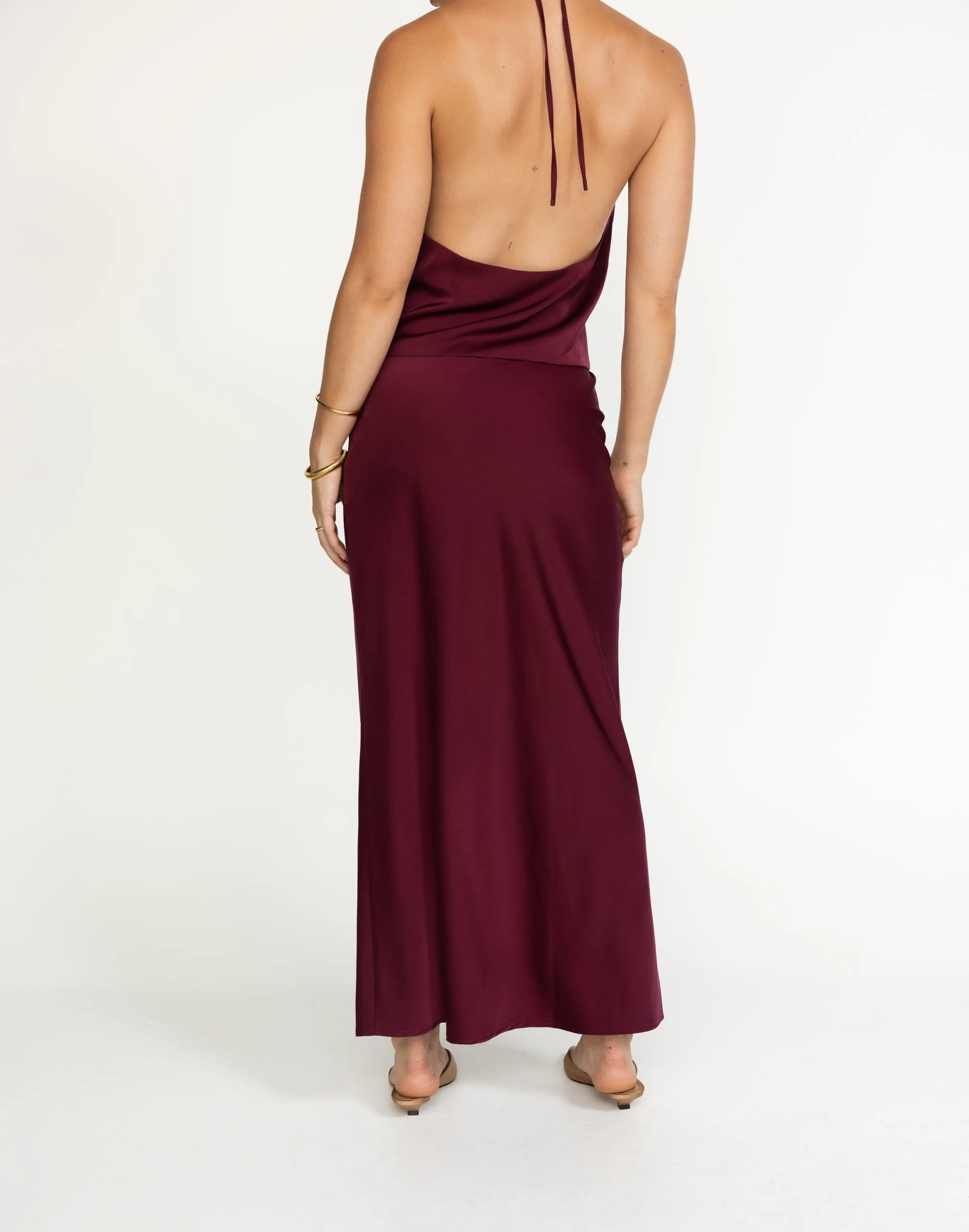 Cabaret Maxi Skirt (Plum)