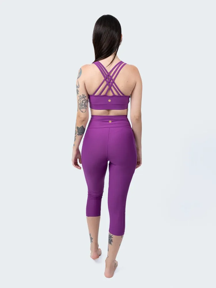 Capri Legging with Pockets - ORCHID