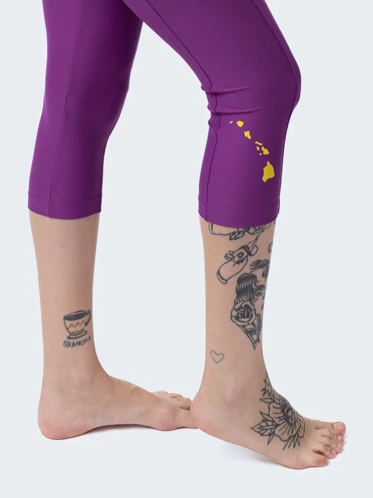 Capri Legging with Pockets - ORCHID