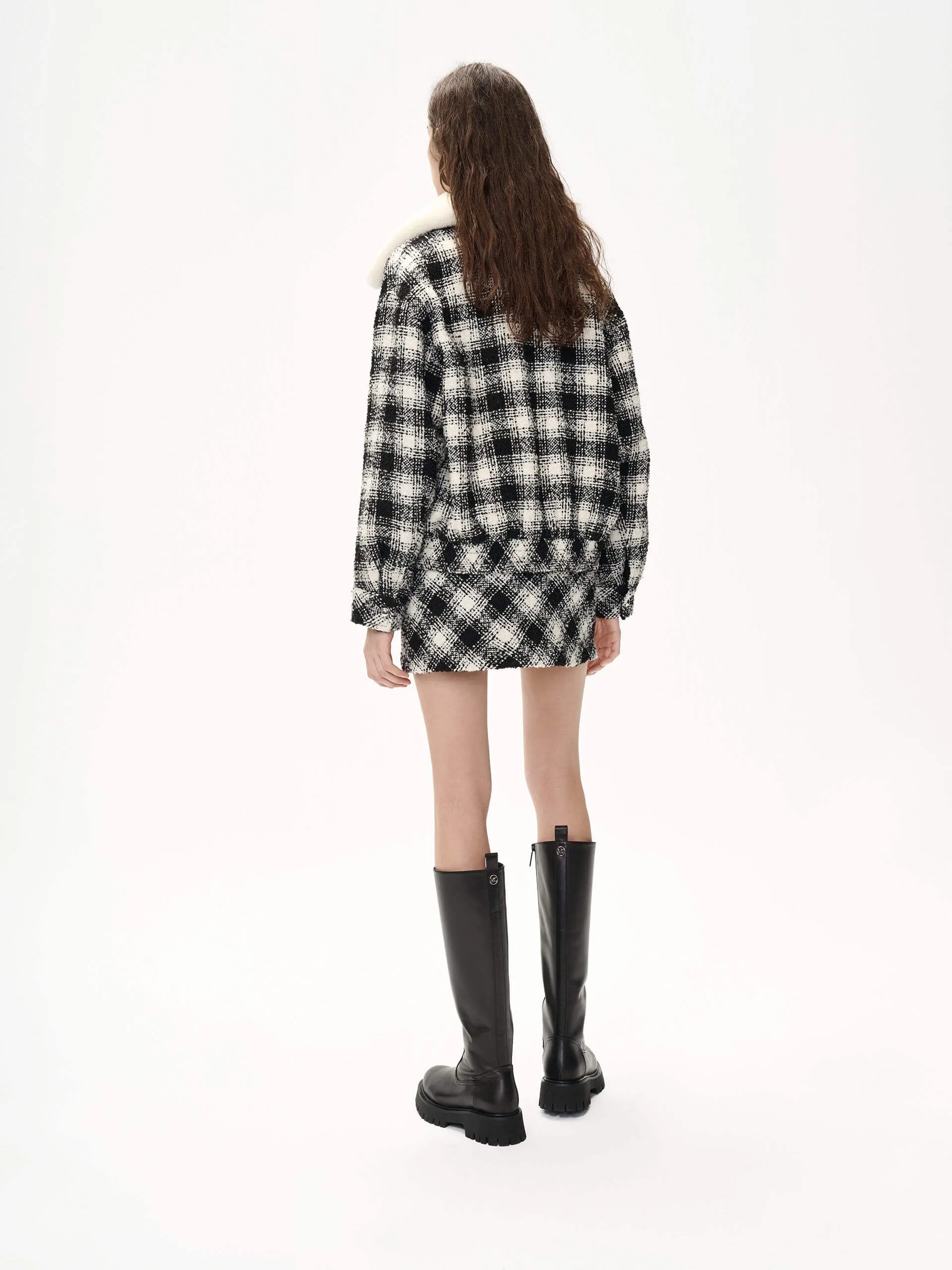 Checkered Mini Skirt