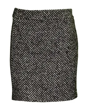 Chevron A-Line Skirt