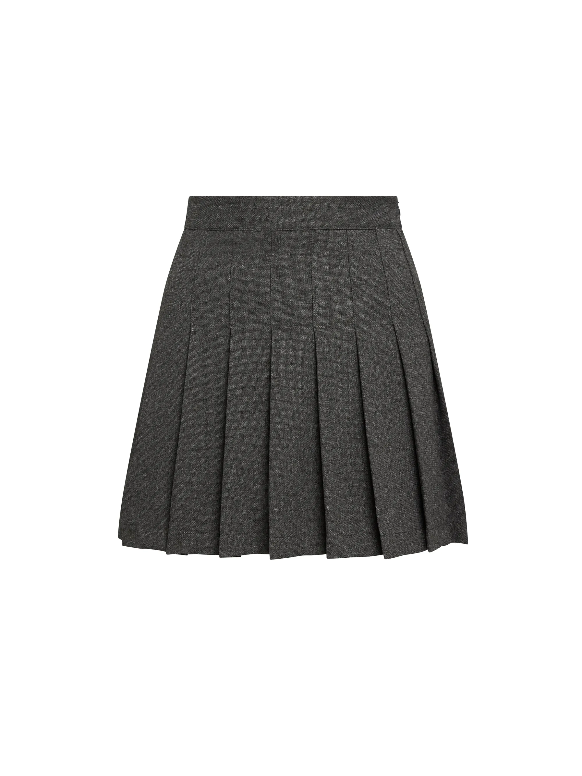 Classic Pleated Skirt - Charcoal