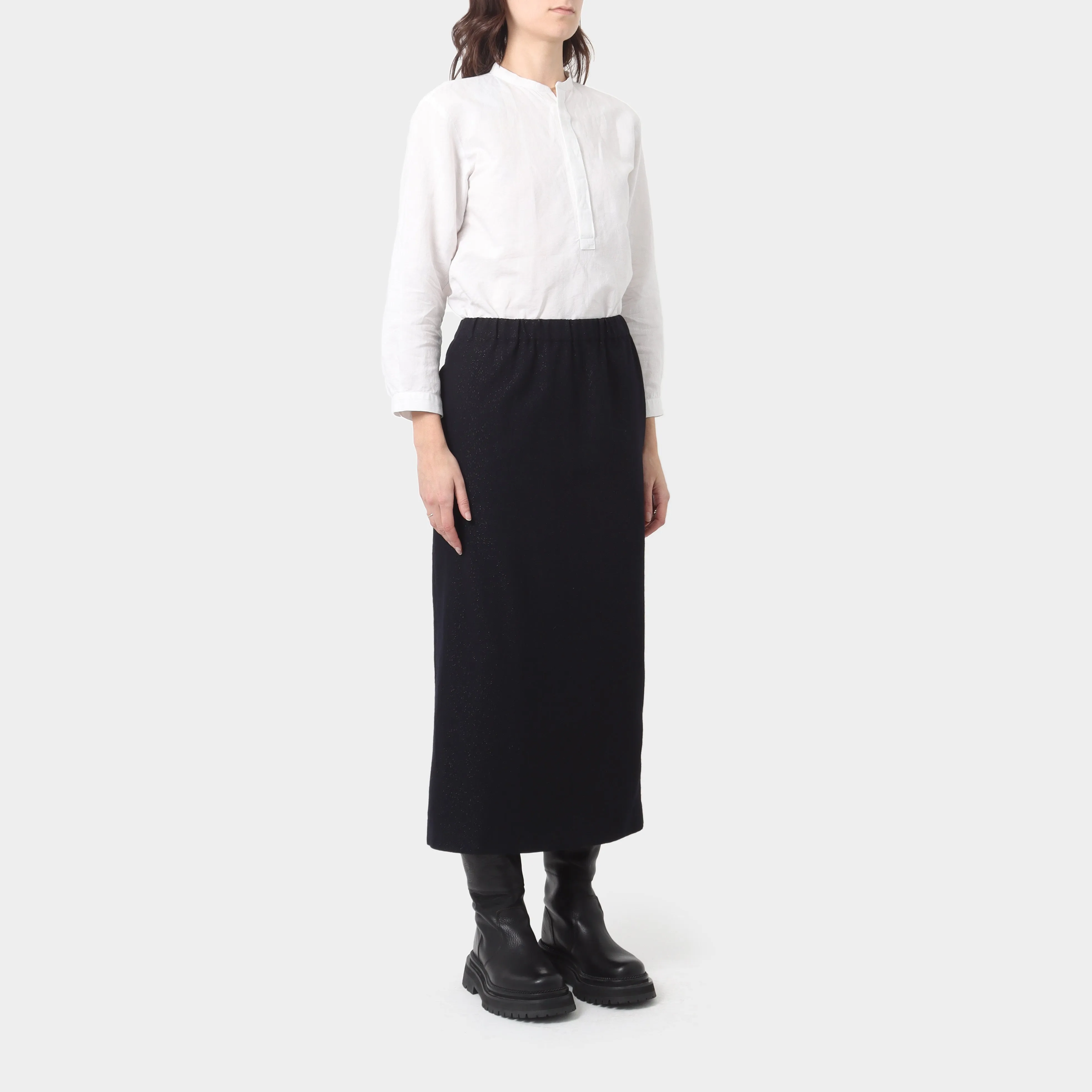 Comme des Garçons Flecked Wool Skirt