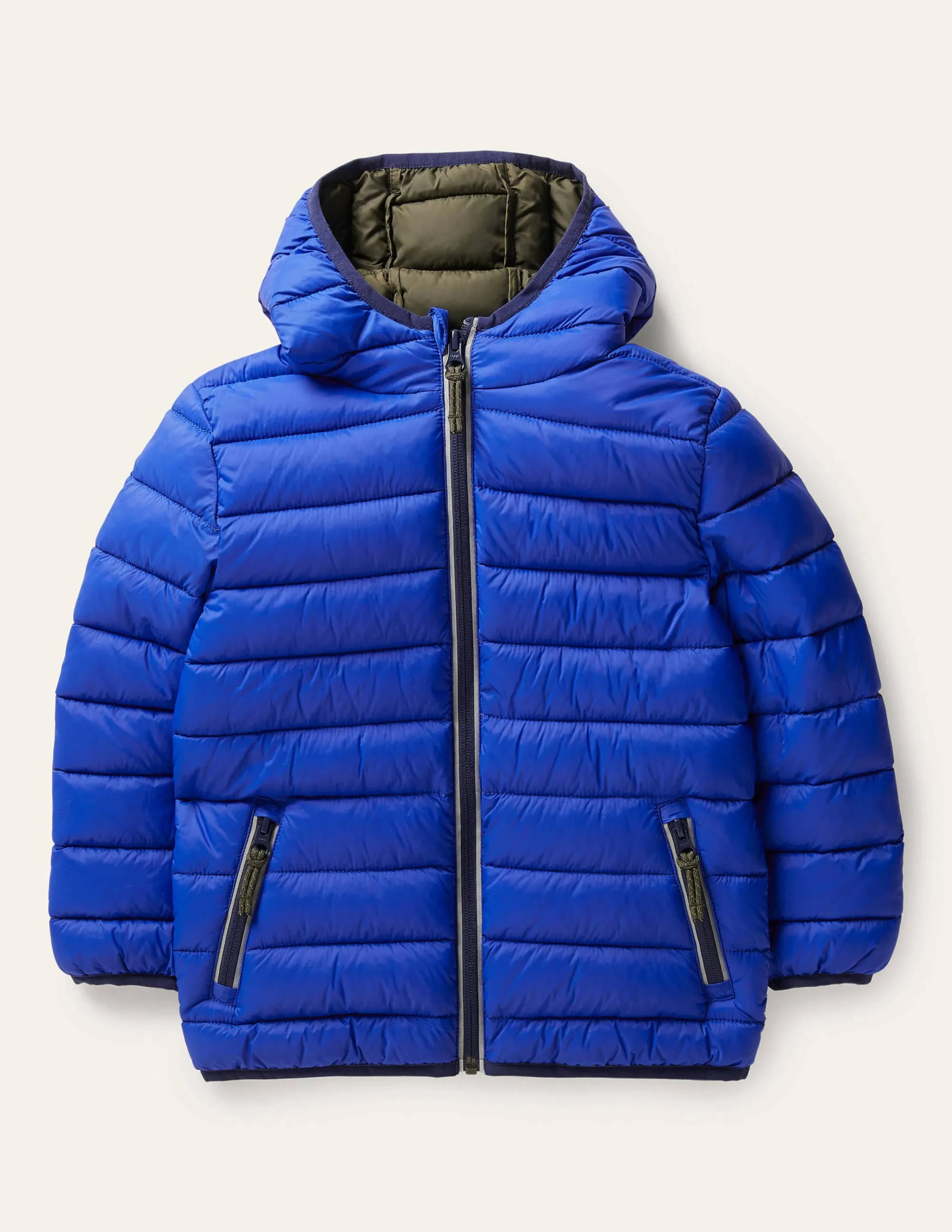 Cosy Pack-away Padded Jacket-Brilliant Blue