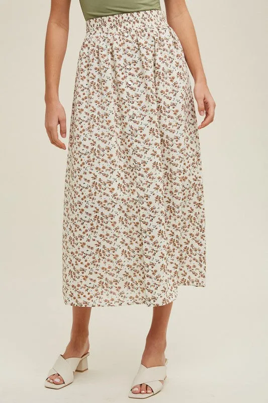 Daisy Floral Skirt