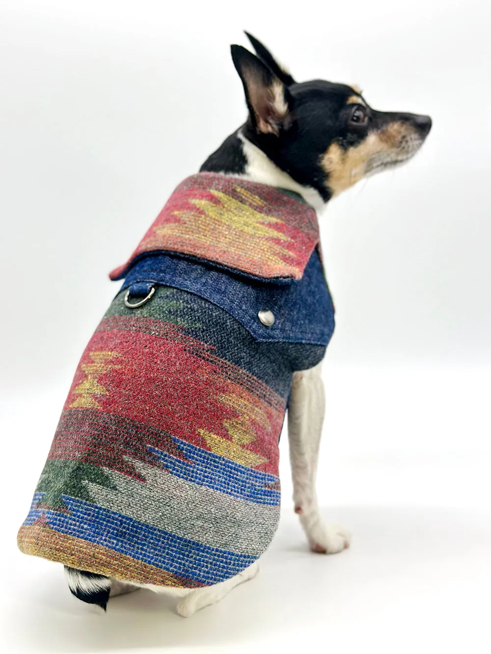 DCNY Navajo Trails Denim Duster - Multi