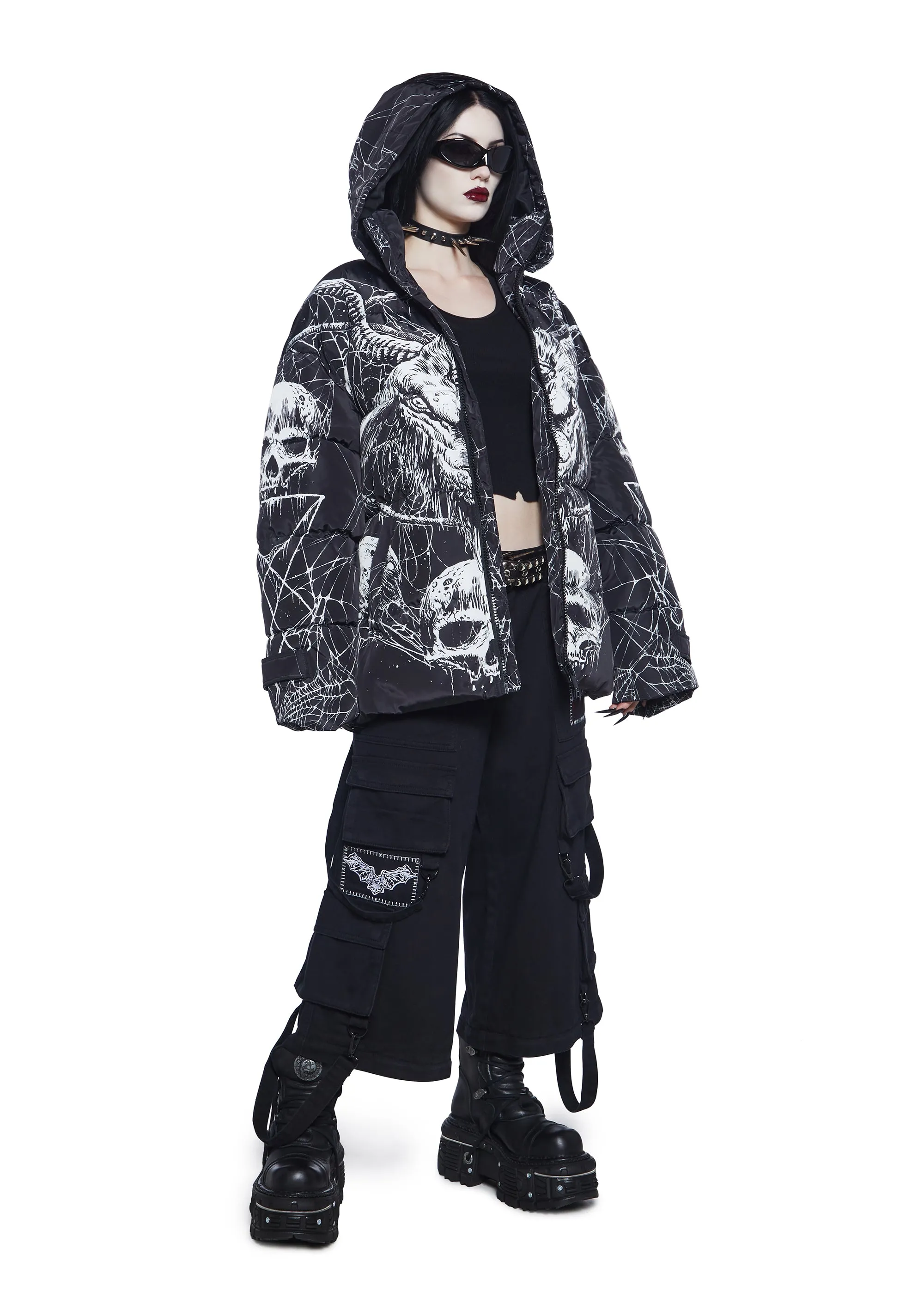 Devilish Descent Puffer Jacket