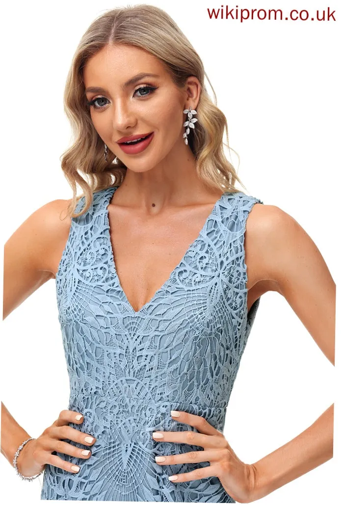 Dresses Anne V-Neck Club Dresses Mini Bodycon Lace Sleeveless