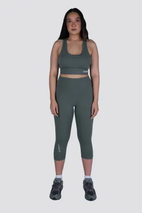 Dynamic 7/8 Highwaisted Leggings - Moss