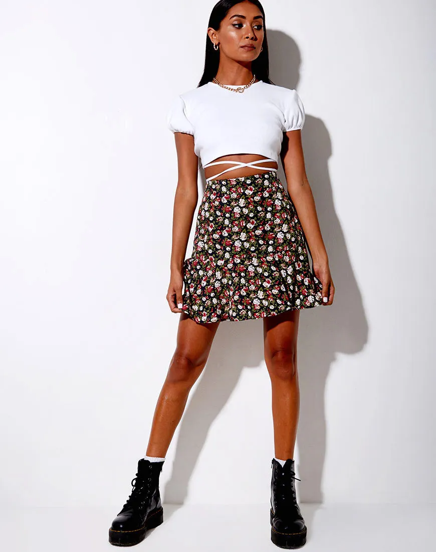 Gaelle Mini Skirt in Courtney Floral