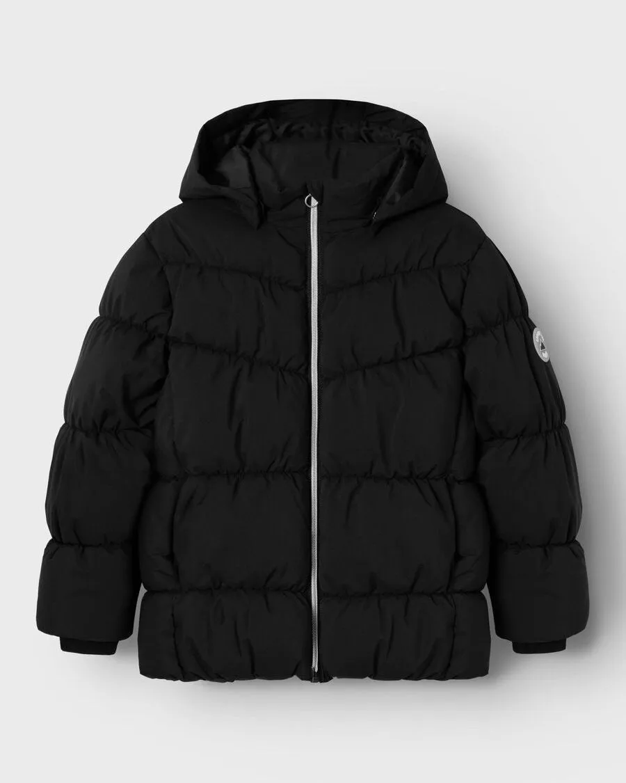 Girls Milan Puffer Jacket in Black