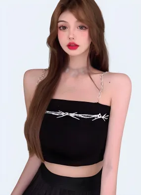 Goth Crop Top