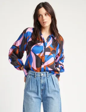 Hadley Blouse, Flamingo