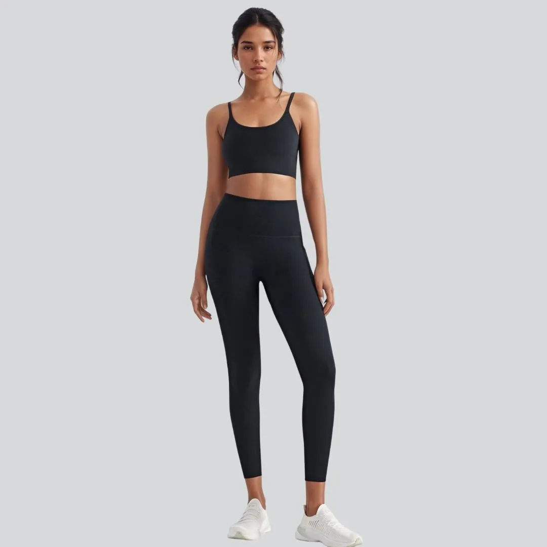 High-Rise Comfort Leggings - Black