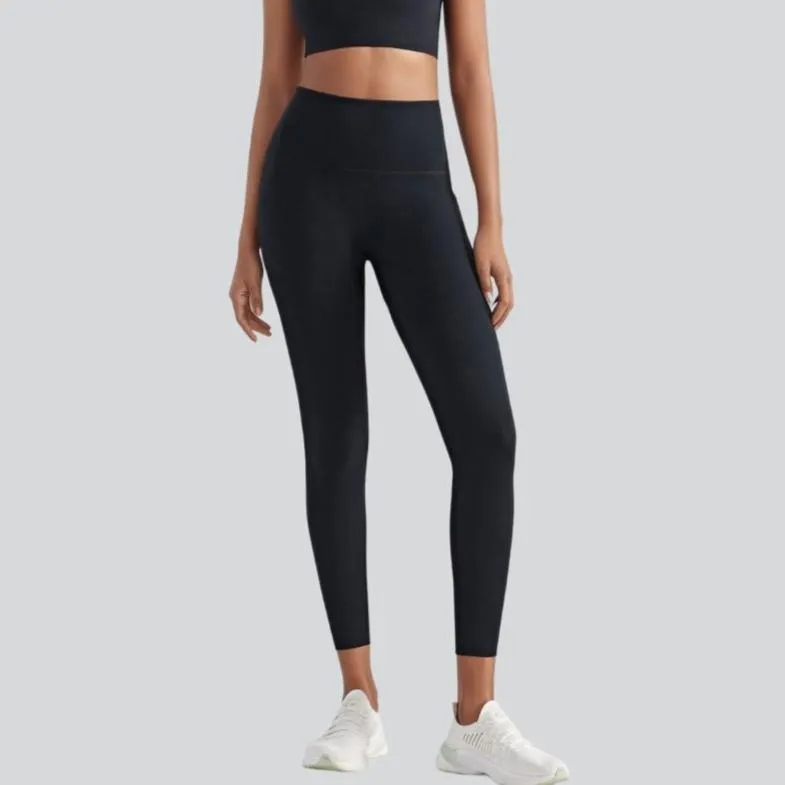 High-Rise Comfort Leggings - Black