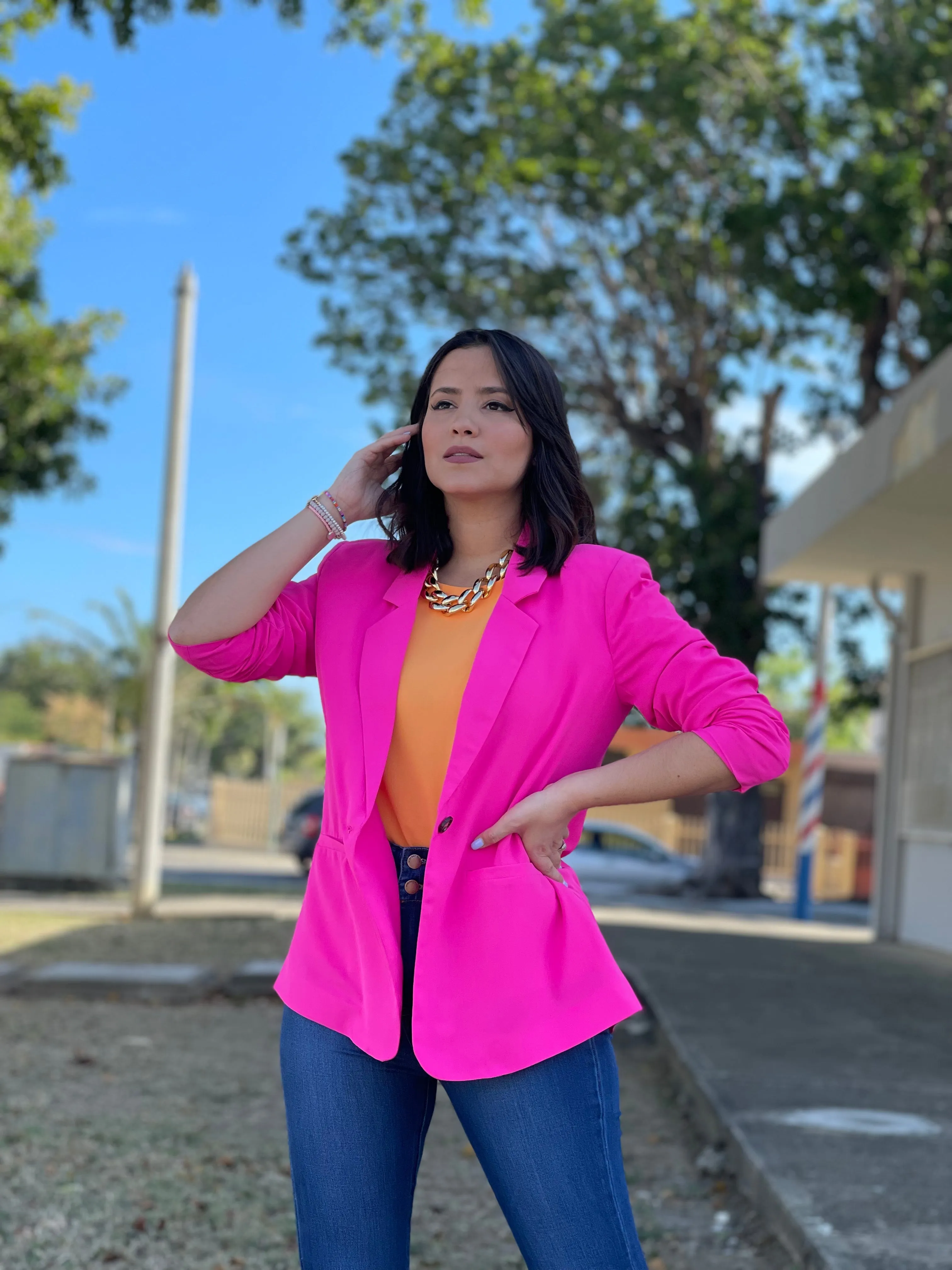 Hot Pink Blazer