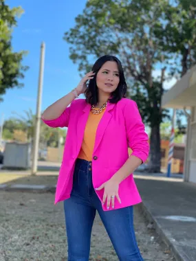 Hot Pink Blazer