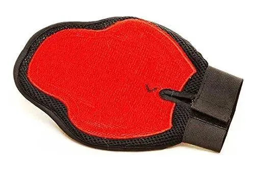 House Of Quirk Pets Grooming Mitt Nylon Mesh Pet Brush (Color As Per Availability)