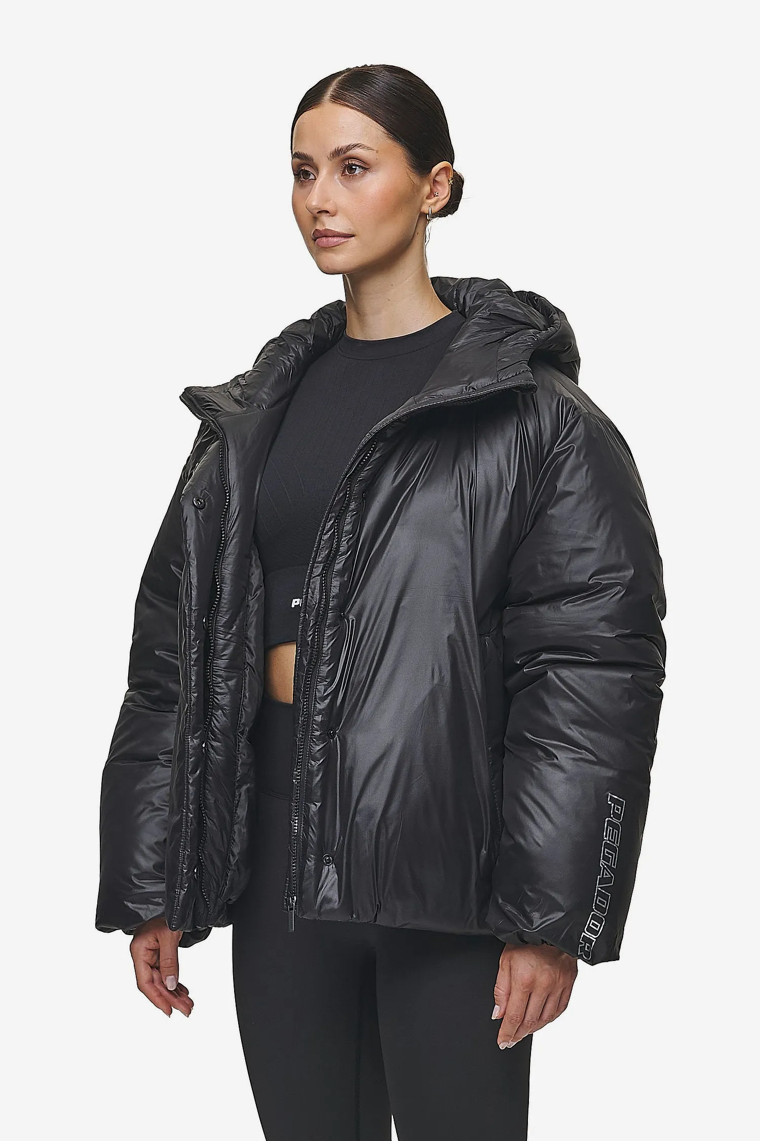 Keboli Oversized Puffer Jacket Black