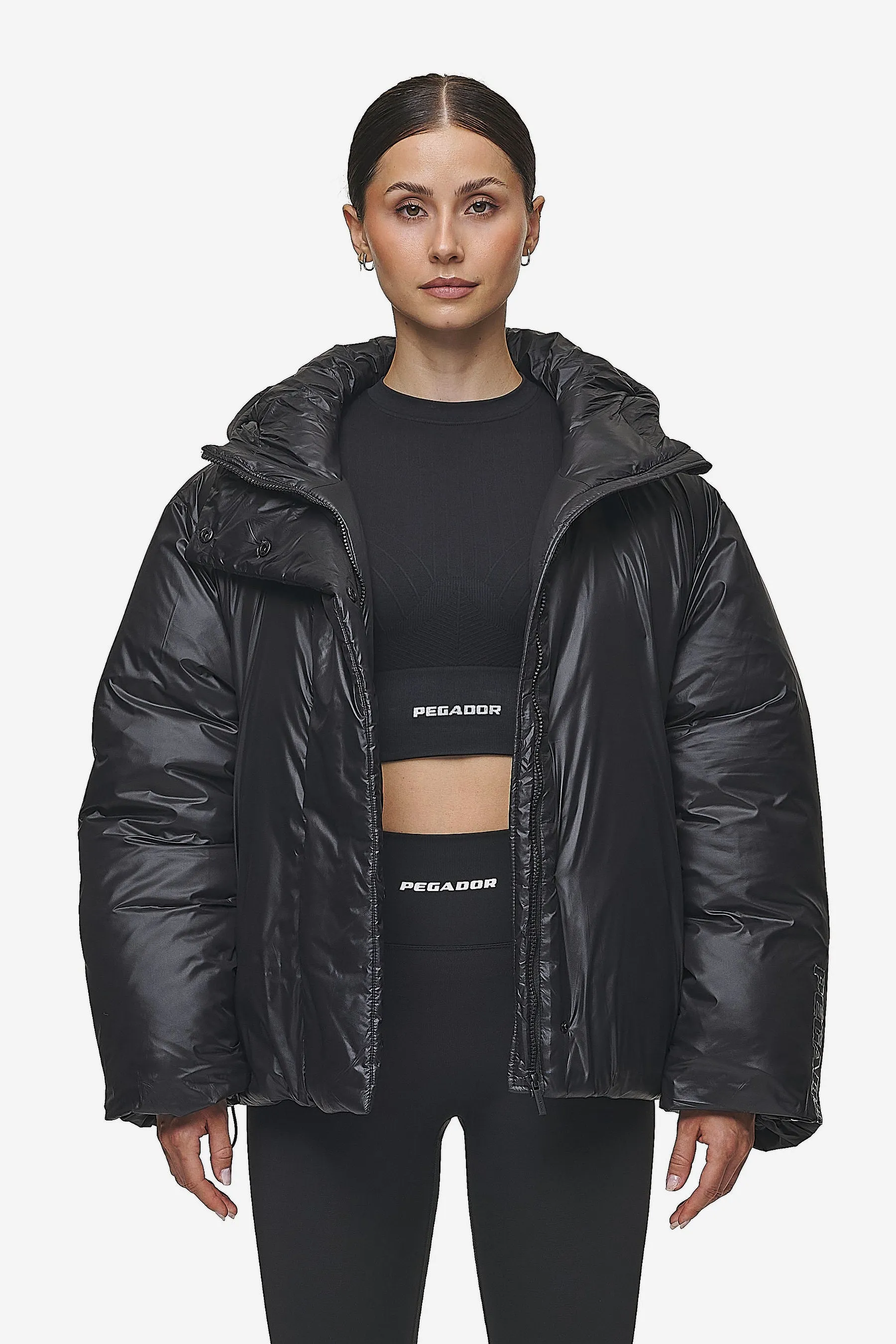 Keboli Oversized Puffer Jacket Black