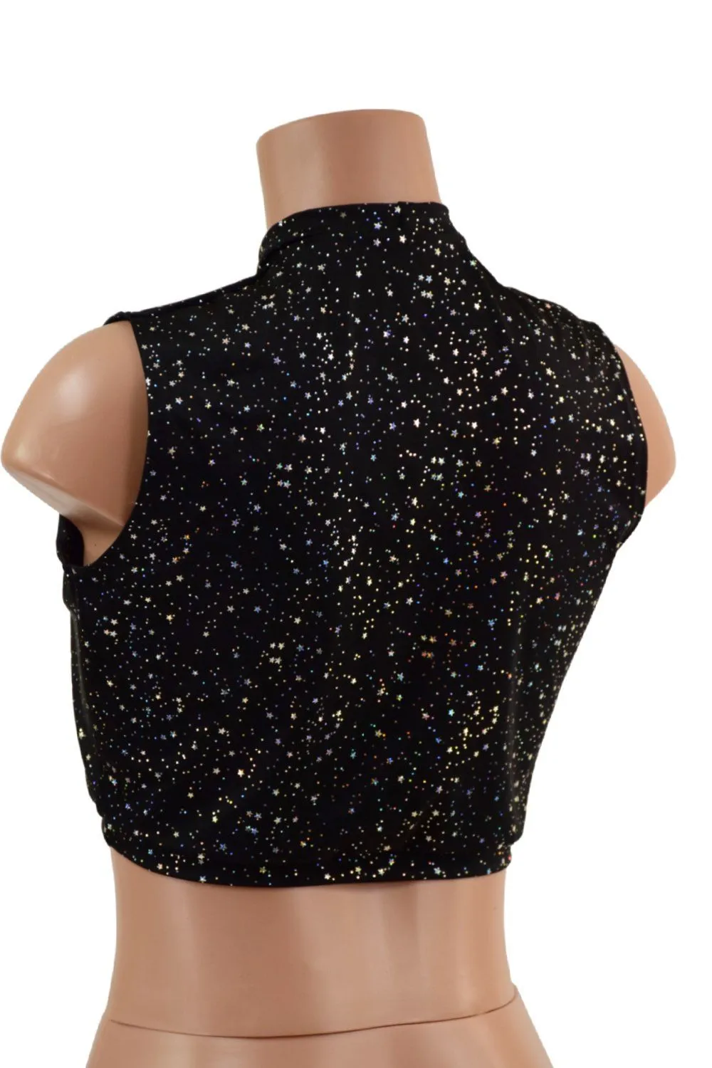 Keyhole Top in Star Noir