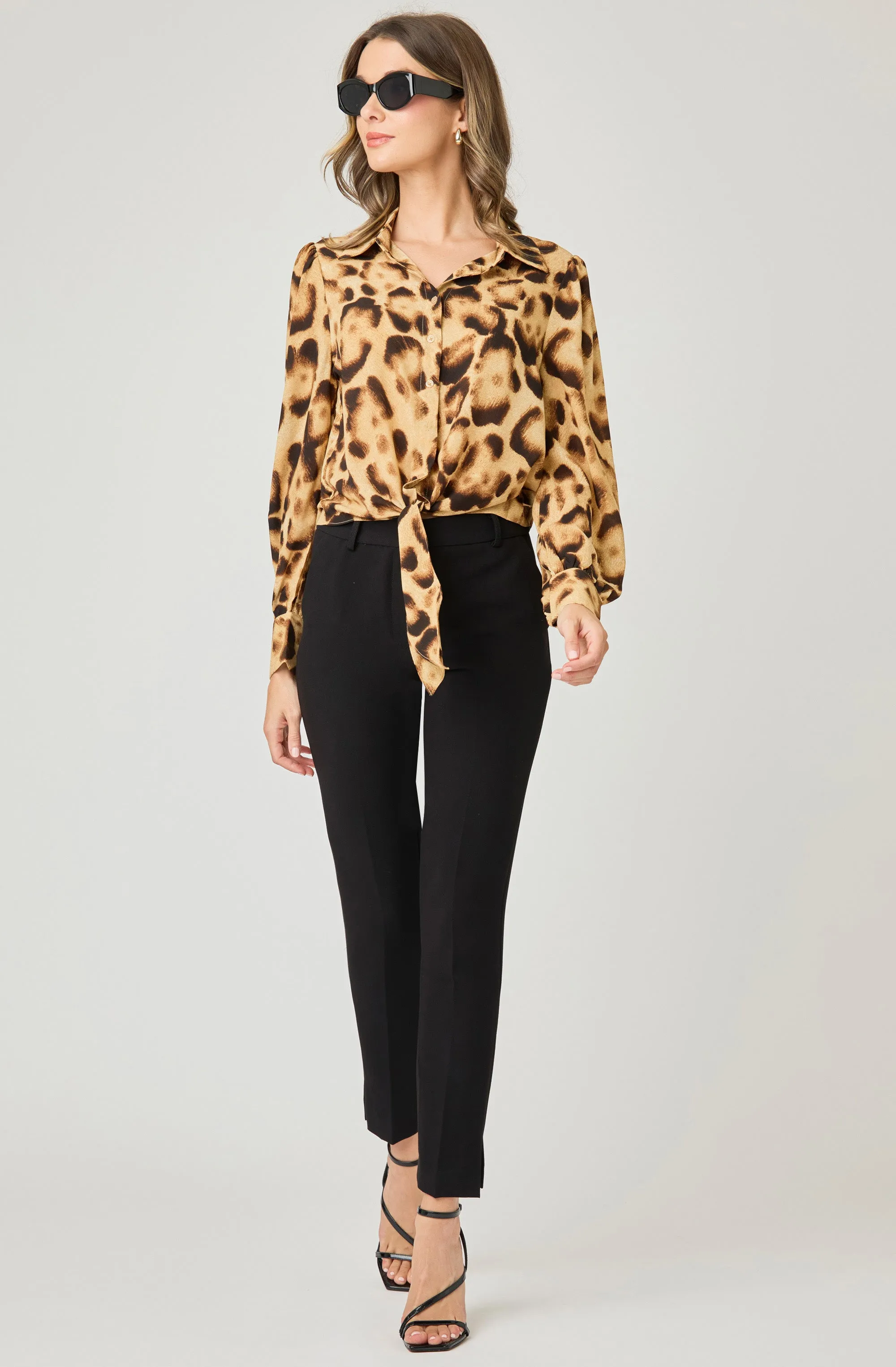 Leopard Printed Blouse