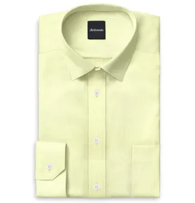 Long Sleeve Linen Shirt in Yellow