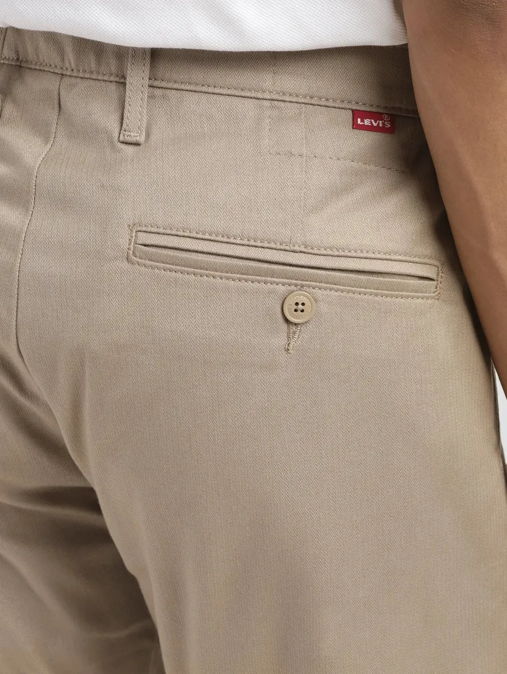 Men's  512 Slim Tapered Fit Beige Chinos