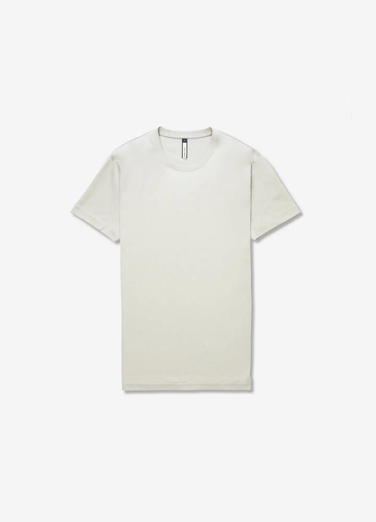 Mercerised Crew Neck T-Shirt Sage Light