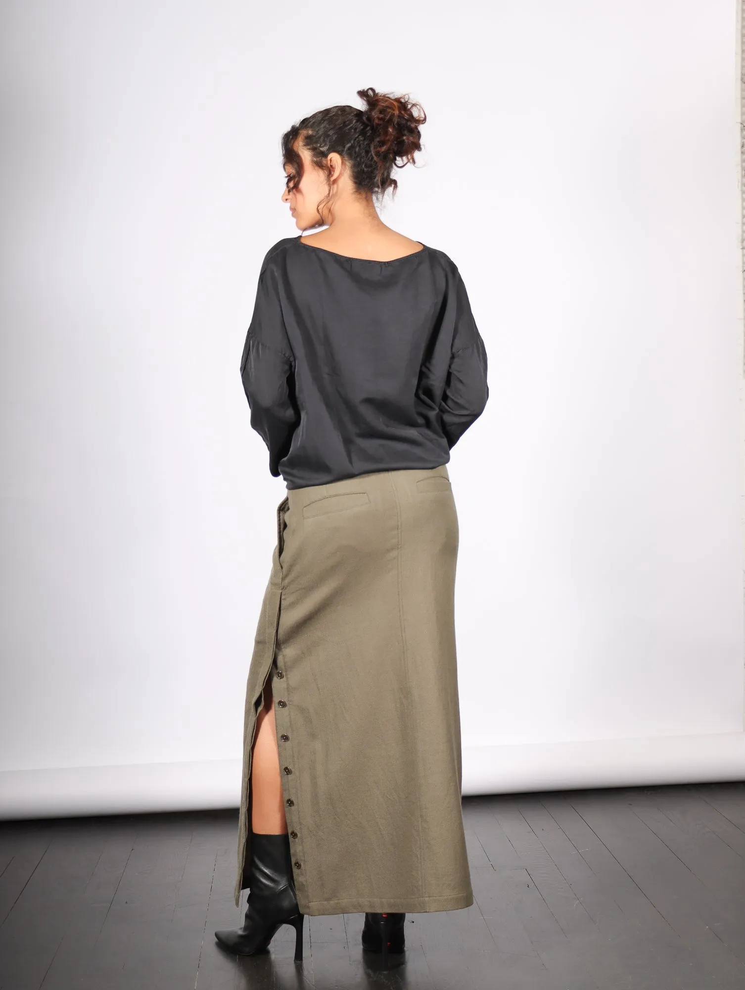 Minka Skirt in Moss by Nicholas K