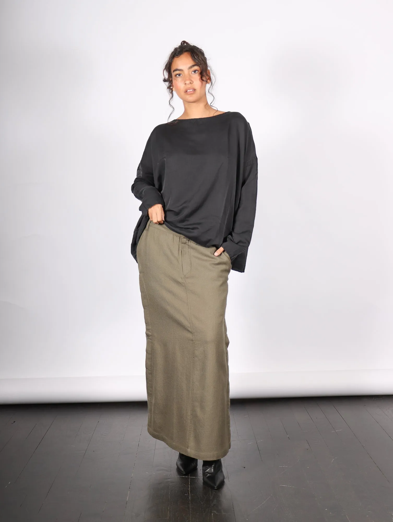 Minka Skirt in Moss by Nicholas K