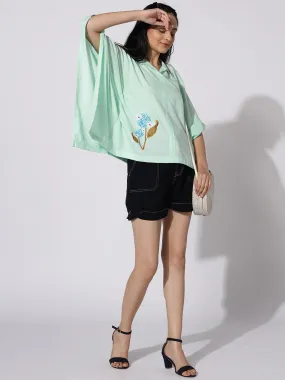 Mint Kaftan Top - Cluster