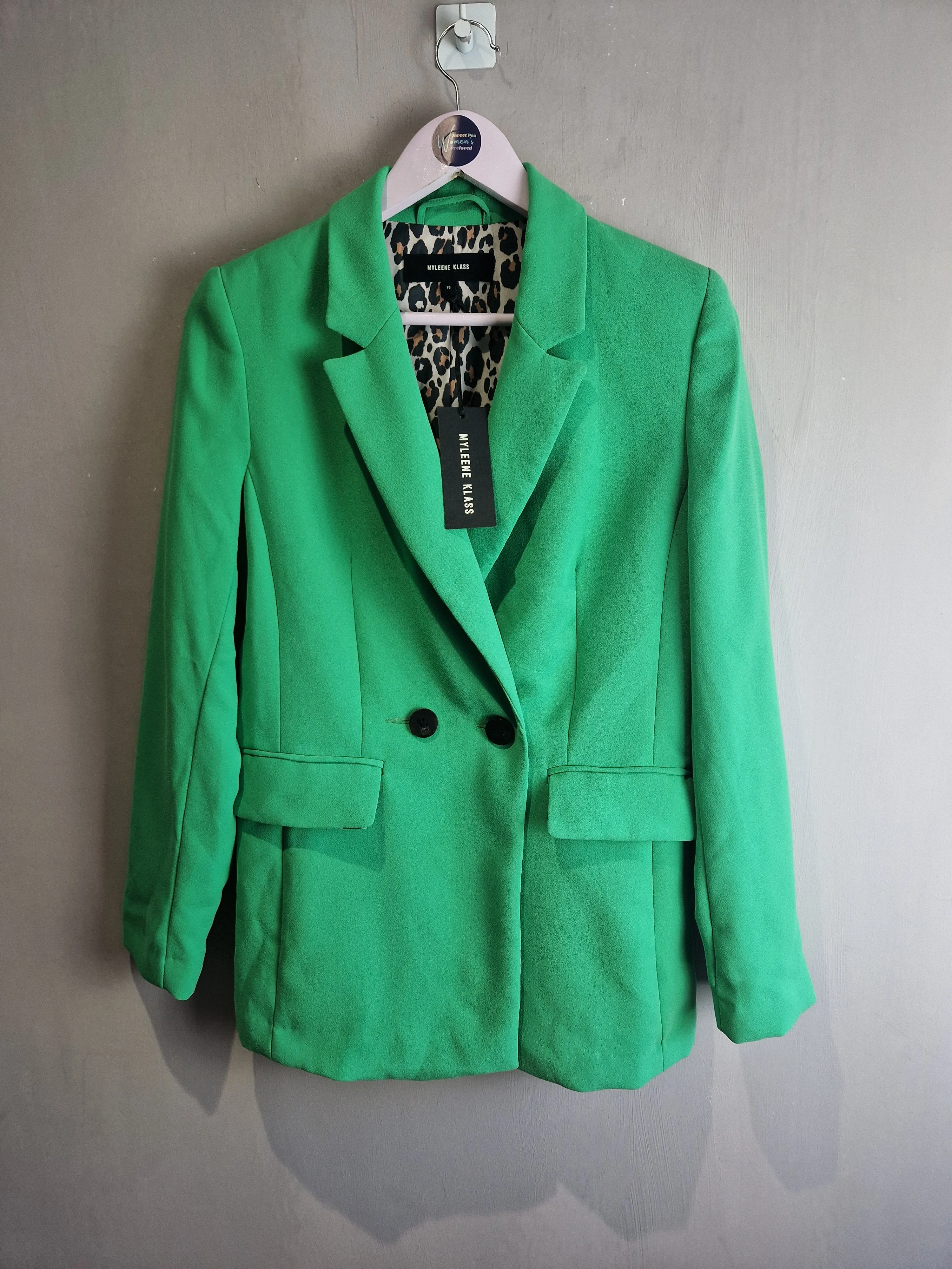 Myleen Klass green blazer - new - size 10